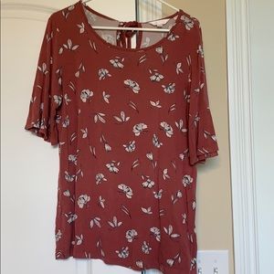 Floral print top